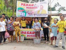 Hari ini Pasar Murah Mangihut Sinaga Lanjut ke Parongil