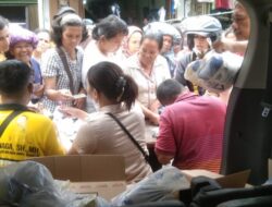 Pasar Murah Mangihut Sinaga di Sidikalang, 4 Ton Minyak dan Tepung Dijual Murah