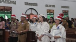 Perayaan Natal Pemkab Dairi di HKBP Eben Ezer , Sitinjo, Selasa (5/12/2023). (Foto/ist)