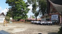Apel siaga Bawaslu jelang Pemilu 2024 di Gedung Nasional Djauli Manik, Senin (11/12/2023). (foto/ndoss)