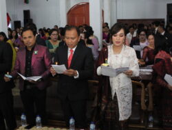 Keluarga Besar Dinas Dukcapil Dairi Gelar Perayaan Natal Bersama