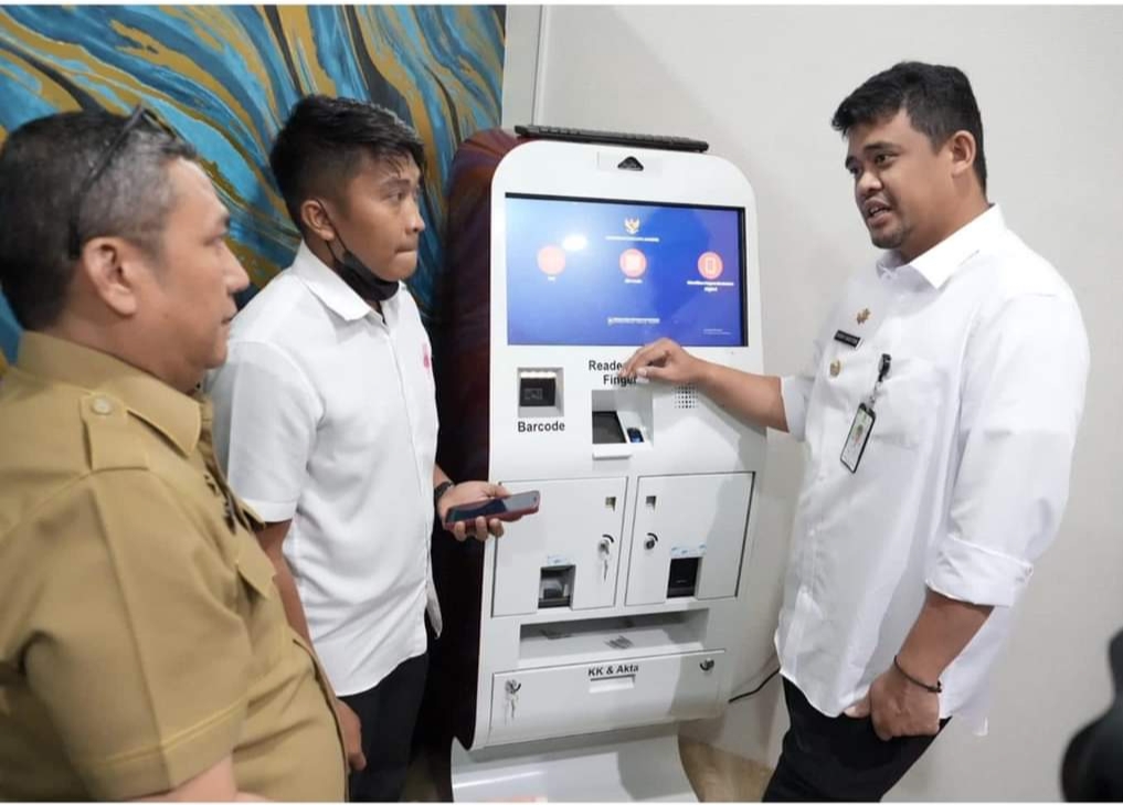 Bobby Nasution saat meninjau persiapan peluncuran MPP.(foto/ist)