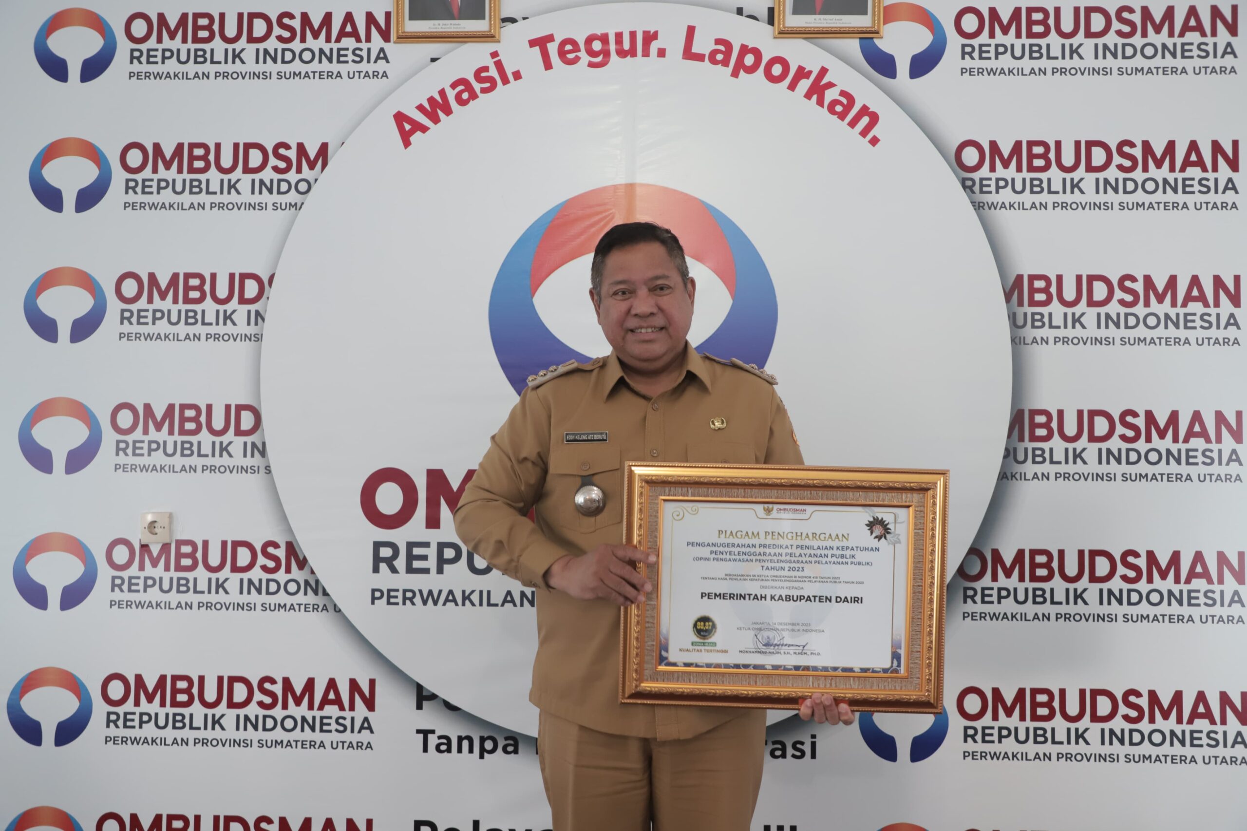 Bupati Dairi, Dr. Eddy Berutu. (foto/ist)