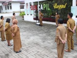 Kadis Dukcapil Dairi Pimpin Apel Perdana Tahun 2024