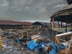 Bupati Sampaikan Duka Mendalam Pada Korban Kebakaran di Pusat Pasar Sidikalang