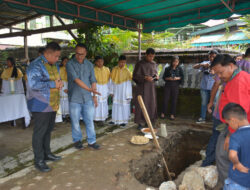 Peletakan Batu Pertama Pembangunan Gedung Karya Pastoral Paroki Sidikalang