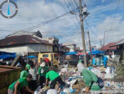 Usai Libur Nataru Dinas Lingkungan Hidup Kabupaten Dairi Lakukan Bersih-bersih
