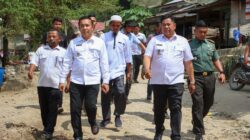 Bupati Dairi Dr. Eddy Berutu saat Kunker di Kecamatan Tanah Pinem, Rabu (31/1/2024). (foto/ist