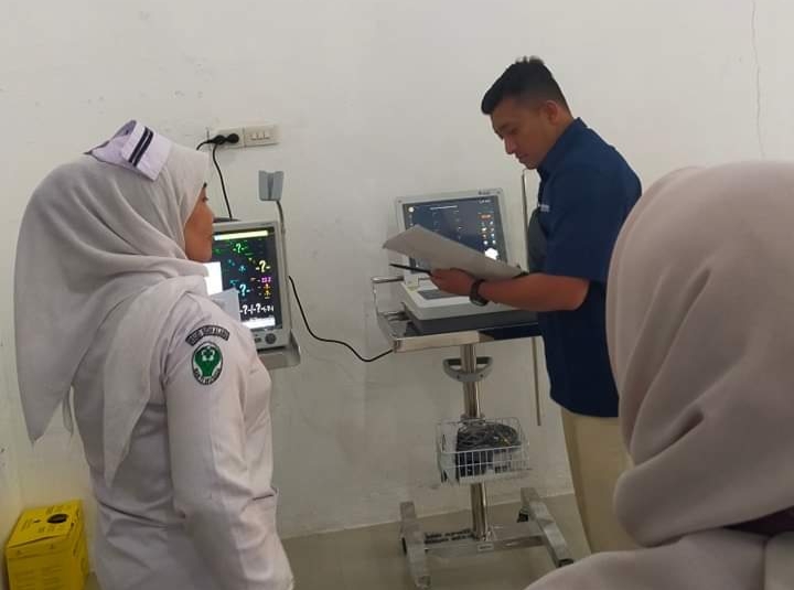 Kredensialing BPJS Kesehatan ke Ruangan NICU dan PICU RSUD Sidikalang.(foto/ist)