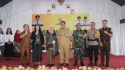 Bupati Dairi Eddy Keleng Ate Berutu saat menghadiri dan membuka Musrenbang Rencana Kerja Pembangunan Daerah (RKPD) Kabupaten Dairi tahun 2025 pada Selasa 5 Maret 2024 di Balai Budaya Sidikalang. (foto/ist)