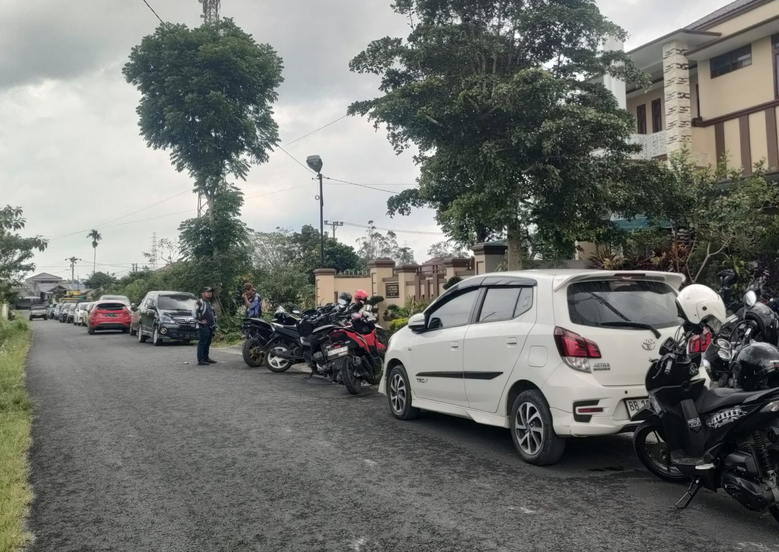 Kediaman Halim Lumbanbatu di Jalan 46 Sidikalang.(foto/Iwan)