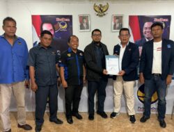 Hari Terakhir Penjaringan, Freddy Sinaga Daftar Calon Kepala Daerah ke NasDem Dairi