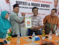 Saut Maruli Tua Manik Daftar Bacabub ke PKS Simalungun