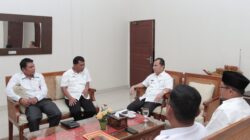 Pj. Bupati Dairi Terima Audiensi Kepala Cabang Wilayah IV Dinas Pendidikan Sumut, SMA Gunung Sitember Akan Terima Siswa Di Tahun Ajaran Baru. (foto/ist)