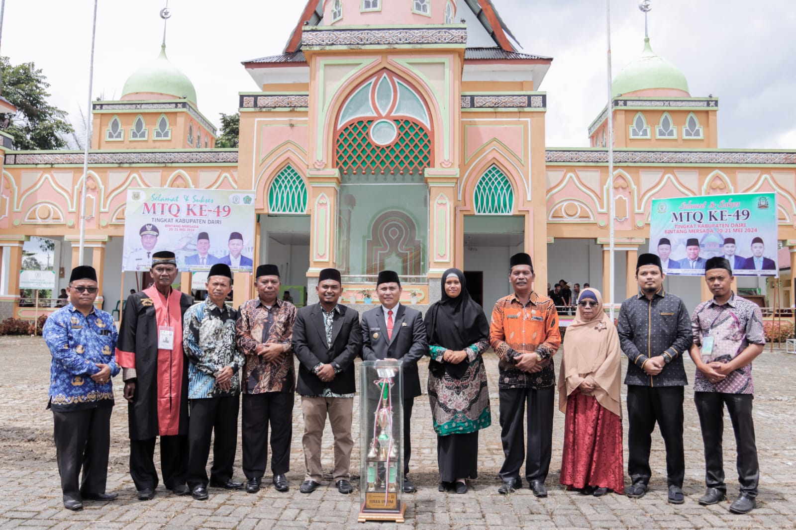Pembukaan MTQ ke 49 tingkat Kabupaten Dairi. (foto/ist)