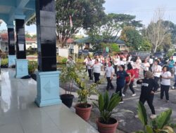 Senam Sehat RSUD Sidikalang, Jaga Kesehatan untuk Semangat Melayani