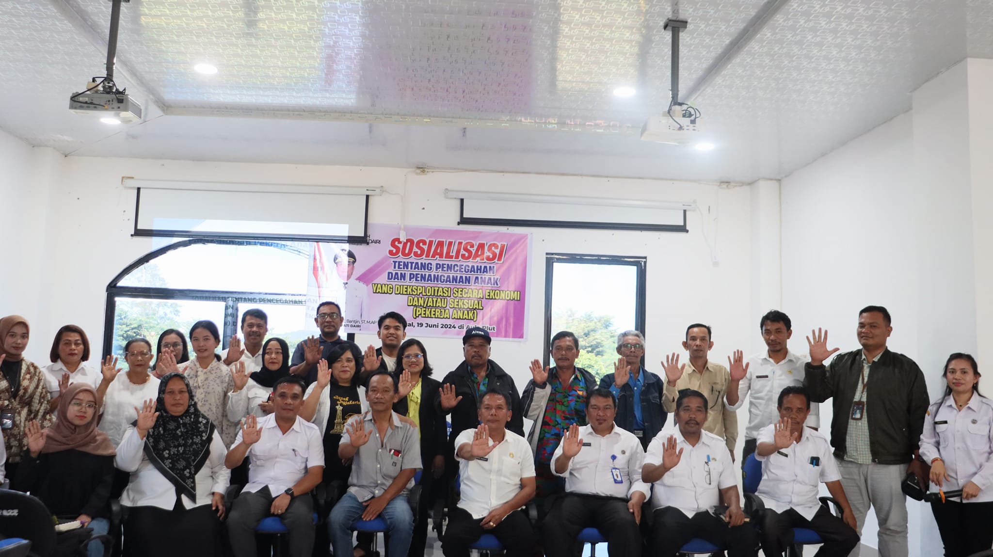 Sosialisasi Pencegahan dan Penanganan Eksploitasi Anak. (foto/ist)