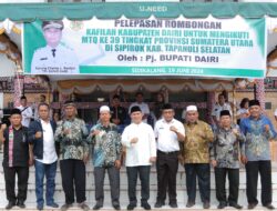 Pj. Bupati Surung Charles Berangkatkan Rombongan Kafilah Ikuti MTQ 39