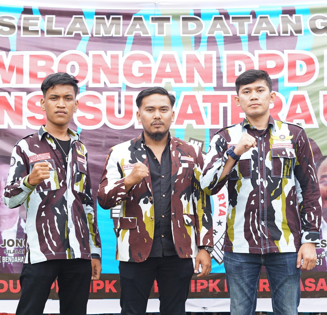 Satuan Pelajar dan Mahasiswa Ikatan Pemuda Karya (SAPMA IPK) Pematang Siantar.(foto/Hendra)