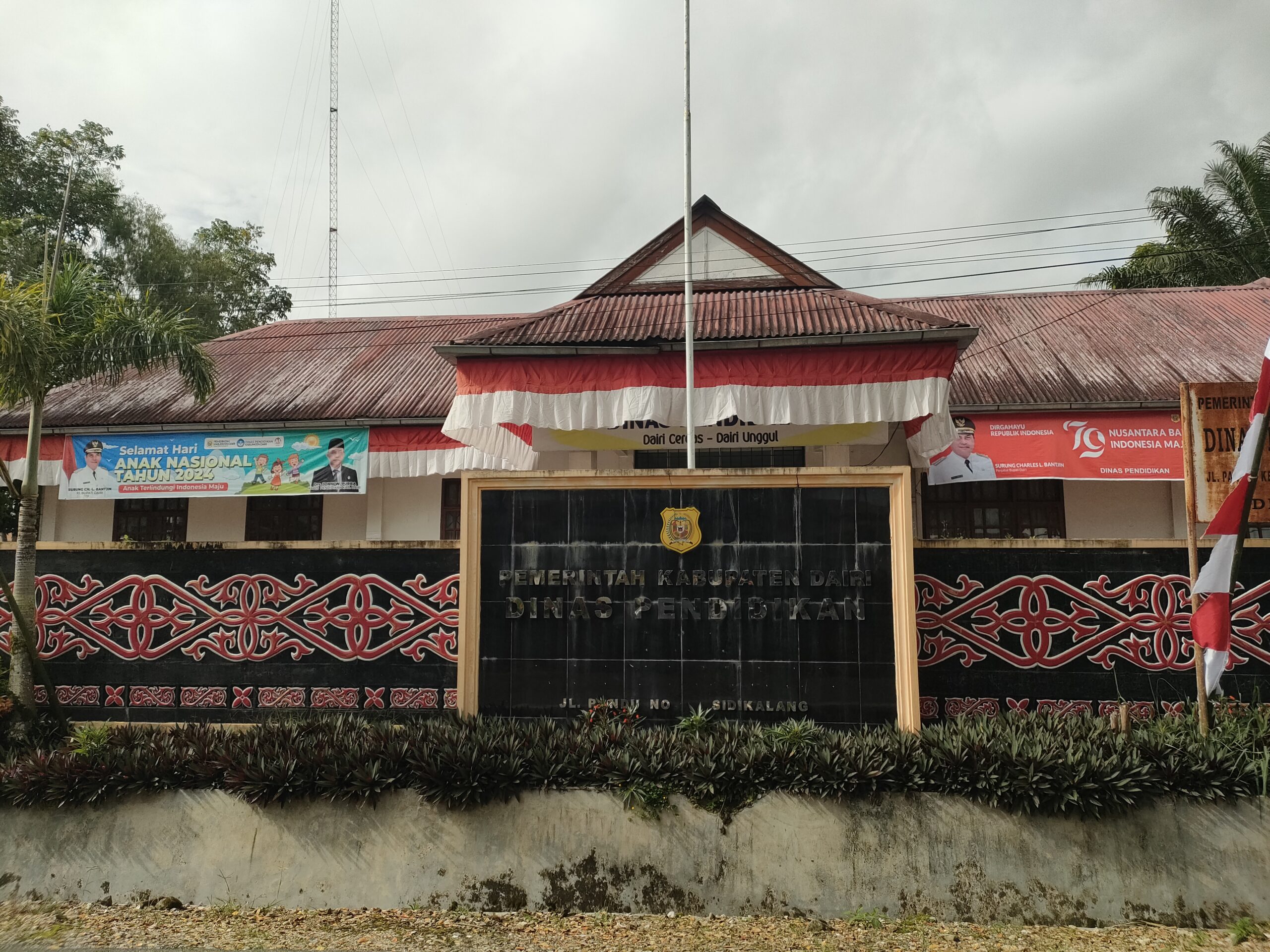 Kantor Dinas Pendidikan Kabupaten Dairi.(ist)
