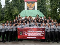 Lapas Siantar Ziarahi Makam Pahlawan Peringati Hari Pengayoman dan Sambut HUT RI