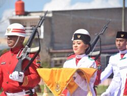 Paskibraka Kabupaten Dairi Sukses Kibarkan Bendera Merah Putih