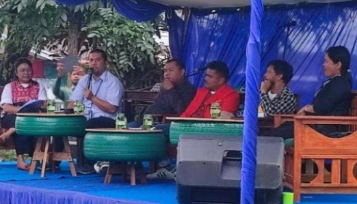 Sosialisasi tentang Daftar Pemilih Sementara (DPS) kepada para petani.(ist)