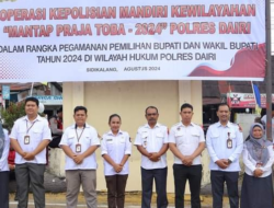 KPU Dairi Apel Gelar Pasukan Operasi Mantap Praja Toba, Persiapan Pilkada