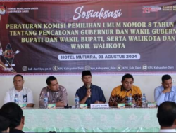 KPU Dairi Sosialisasikan PKPU Tentang Pencalonan Kepala Daerah