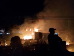 Puluhan Rumah di Kampung Bangsal Siantar Utara Hangus Terbakar