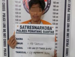 Satnarkoba Polres Siantar Ringkus Pengedar Sabu Dari Jalan Nagur