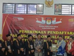 Hari ke-2 Pendaftaran, KPU Dairi Terima Pendaftaran Dua Pasang Bacalonkada