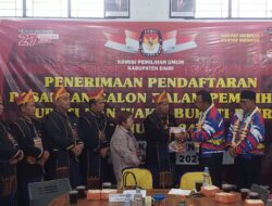 Hari Pertama Pendaftaran Bacalonkada, KPU Terima Pendaftaran Rimso – Barita