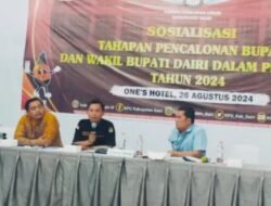 KPU Sosialisasikan Tahapan Pencalonan Bupati dan Wakil Bupati Dairi