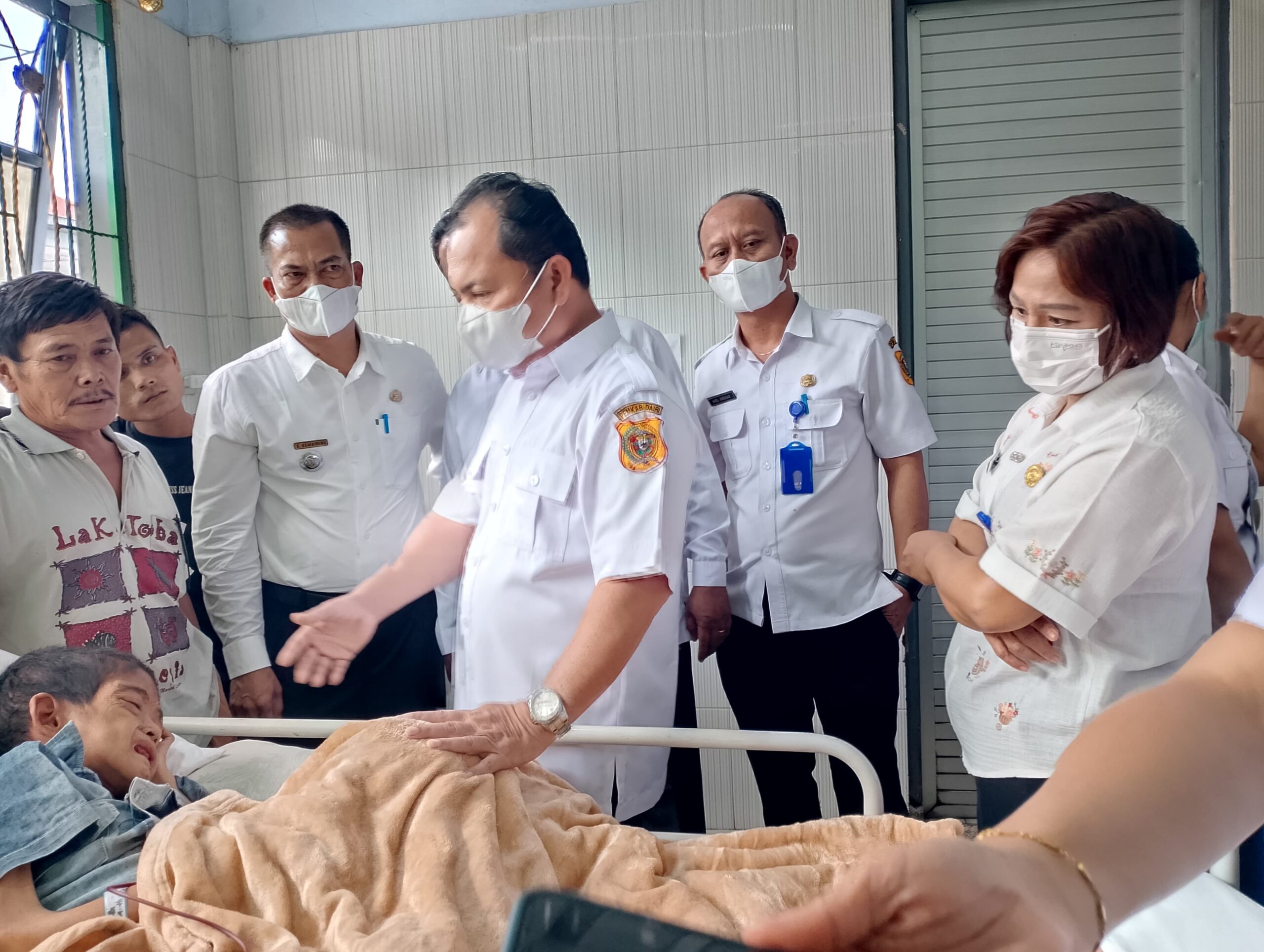 Pj Bupati Dairi, Charles Bantjin kunjungi RSUD Sidikalang, Rabu (3/9/2024)