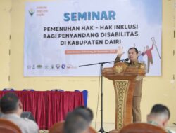 Pj Bupati Dairi ; Pemerintah Komit Tingkatkan Akses Pelayanan Dasar Bagi Pemenuhan Hak-Hak Inklusi Penyandang Disabilitas