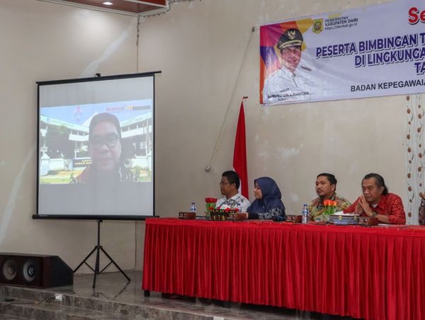 Kepala Kantor Regional VI BKN Medan Janri Simanungkalit yang hadir secara virtual menyampaikan agar seluruh ASN menjaga netralitas dalam kehidupan sehari-hari.