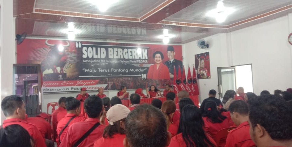 Evaluasi peningkatan kinerja kader PDI-P dalam pemenangan calon walikota dan Wakil walikota Pematangsiantar.(Hegi)