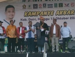 Kampanye di Dairi, Bobby: Luar Biasa Pendukung Nomor Lima Paling Banyak
