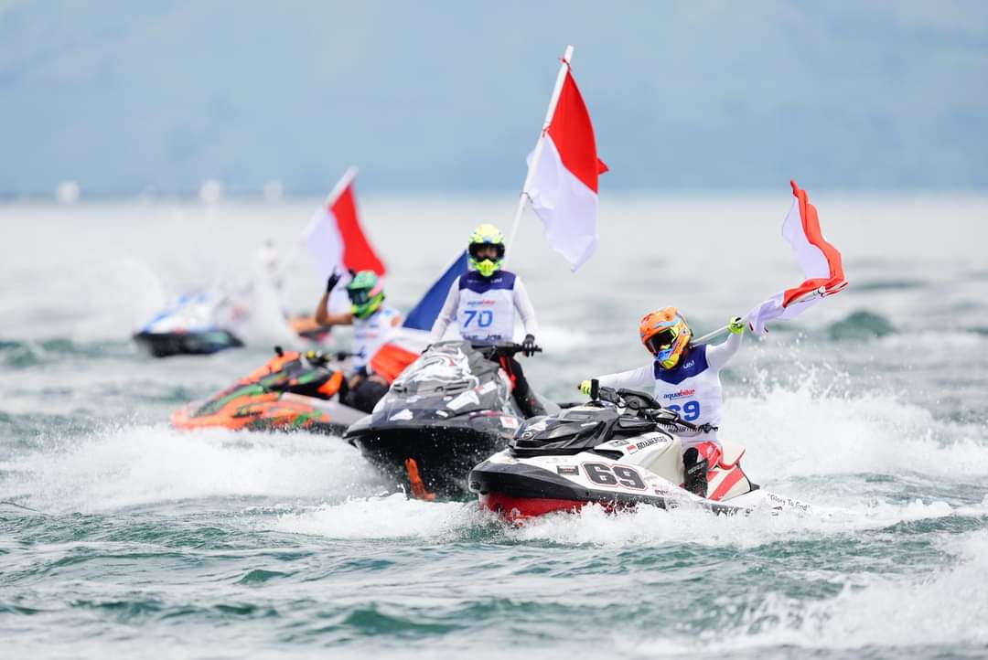 Opening Para Peserta Event Aquabike Jetski Word Championship.(Ist)