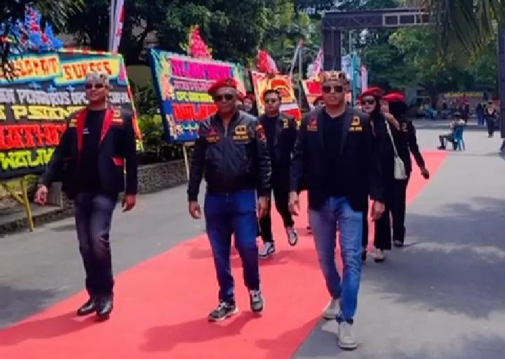 Pelantikan Ormas Gerakan Rakyat Indonesia Baru (Grib) jaya Siantar (foto/Hegi)