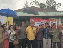 Kampanye Di Pegagan Julu V Sumbul, Vickner – Wahyu Perbaiki Jalan Rusak