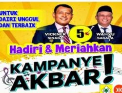 Besok Kampanye Akbar Vickner – Wahyu, Ditargetkan 25.000 Massa Pendukung Hadir
