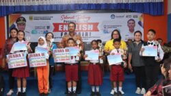 Pemerintah Kabupaten Dairi melalui Dinas Pendidikan menyelenggarakan Lomba English for Dairi untuk siswa SD dan siswa SMP. Kegiatan ini diselenggarakan selama 2 hari (21-22/11/2024) di SMP Anugerah,Sitinjo, Sidikalang. (foto/ist)