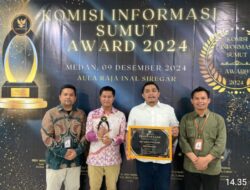 KPU Dairi Terima Penghargaan, Terbaik ke-3 Se-Indonesia