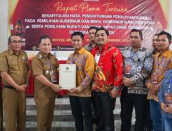 KPU Dairi Tetapkan Hasil Perhitungan Perolehan Suara Pilkada 2024