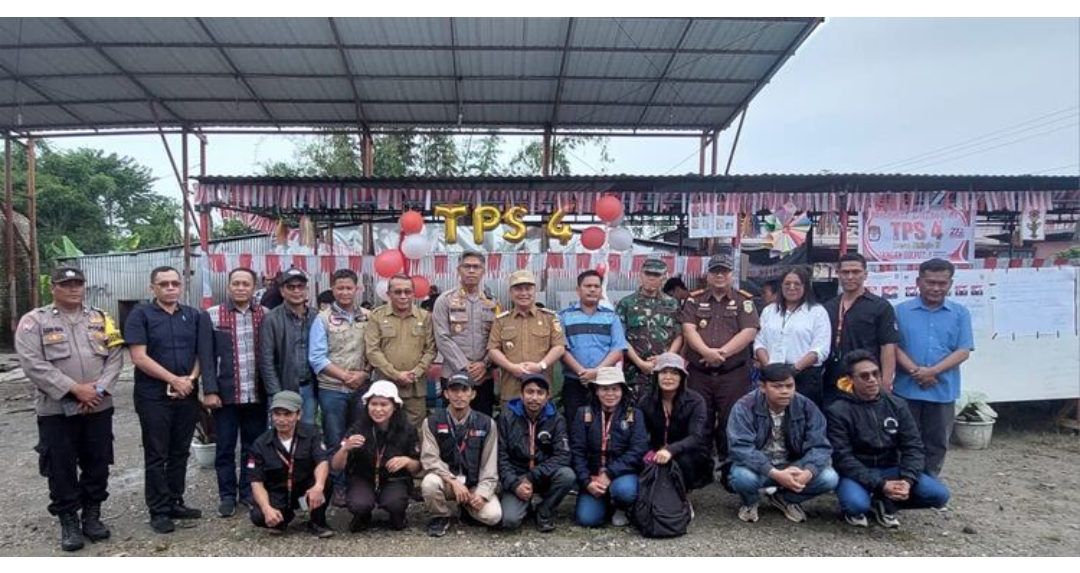 KPU bersama Forkopimda monitoring ke TPS.(Ist)