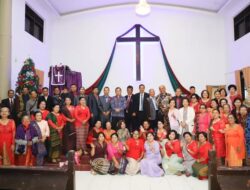 Pj Bupati Dairi Hadiri Natal Pulungen Marga Berutu