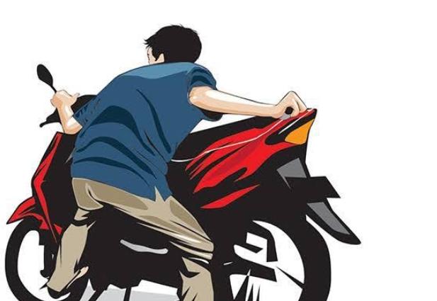 Ilustrasi pencurian sepeda motor.(Ist)