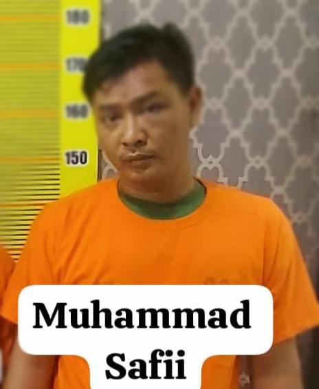 MS sebagai Kenjiro dalam video yang viral saat penggrebekan narkoba.(Foto/Hegi)